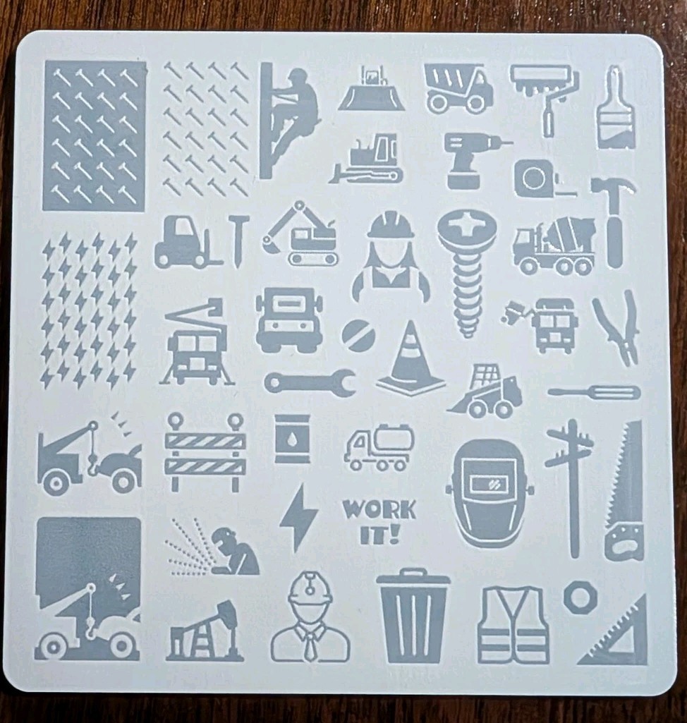 Nail Stamping Plates Bundle Lot Acrylic Animals Nature Designs Nail Art Set Rare