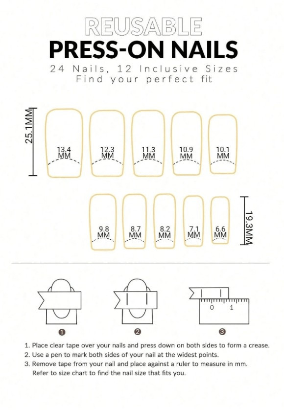 NEW 24pcs/Set Press On Nails Sweet Leopard Pring – JUST ADORABLE!!!