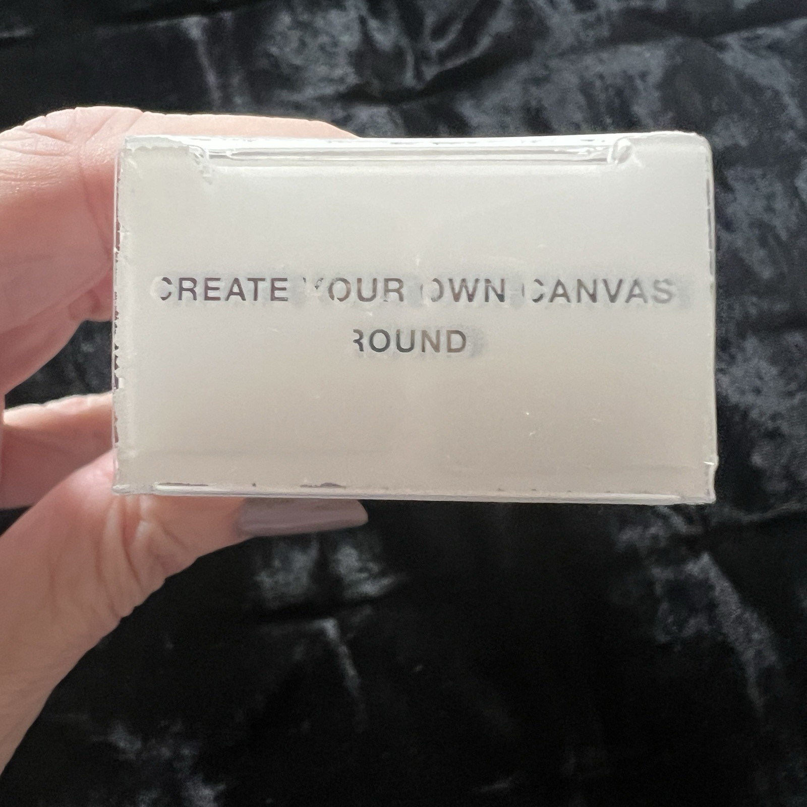 🤍 Static Nails Create Your Own Canvas Round Reusable Pop-On Manicure New In Box