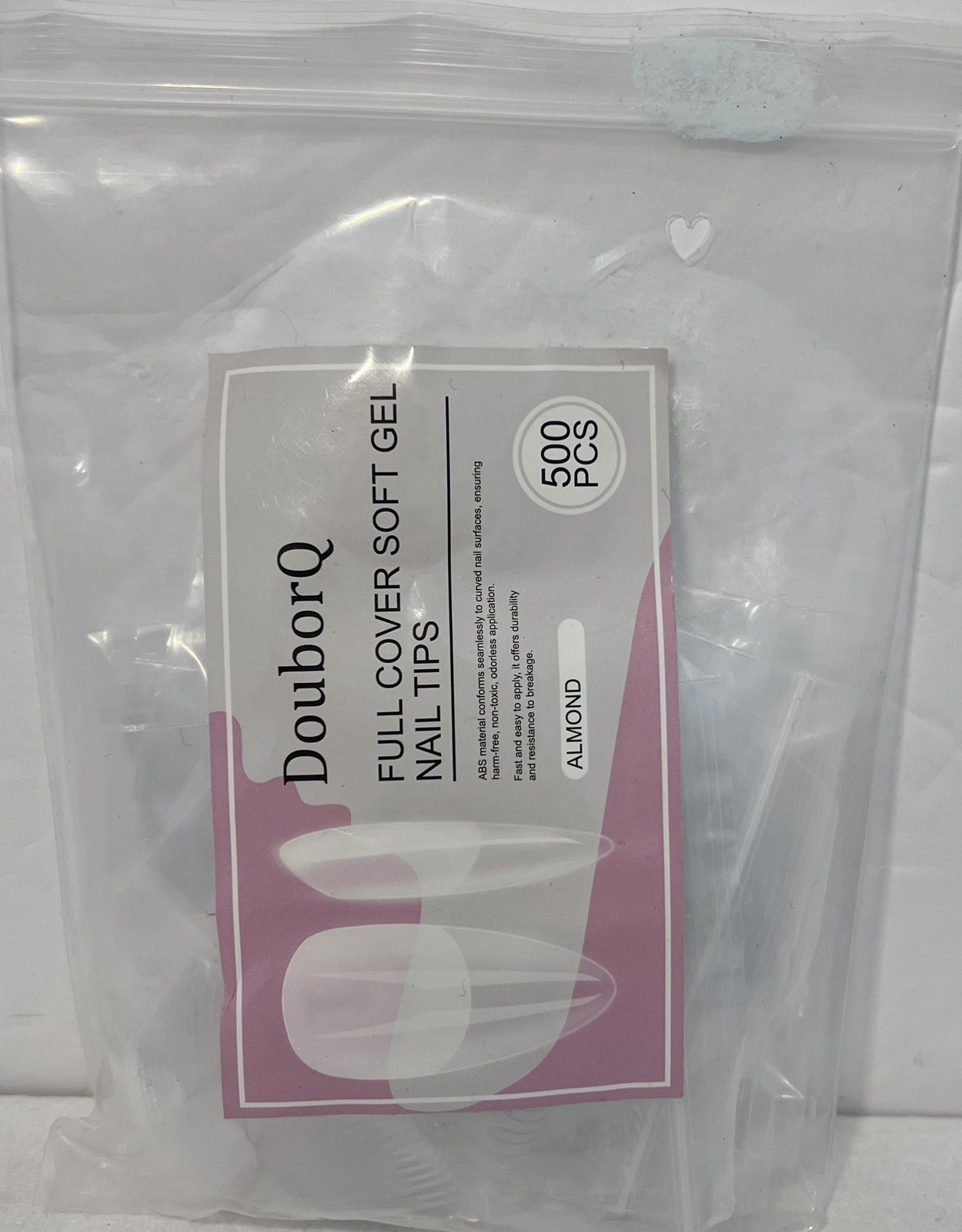 Douborq Almond Nails Full Cover Soft Gel Nail Tips 1,500pc