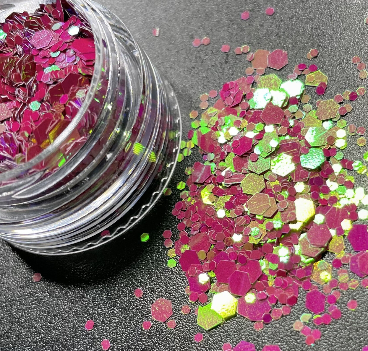 Nail Art Decoration Glitter Iridescent Sequins Laser Foils Flakes Nail Tips