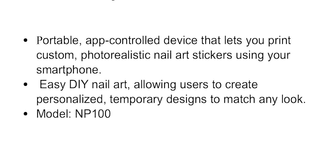 Nailpop Mobile Nail Sticker Printer – Sealed – LAST ONE AVAILABLE !!