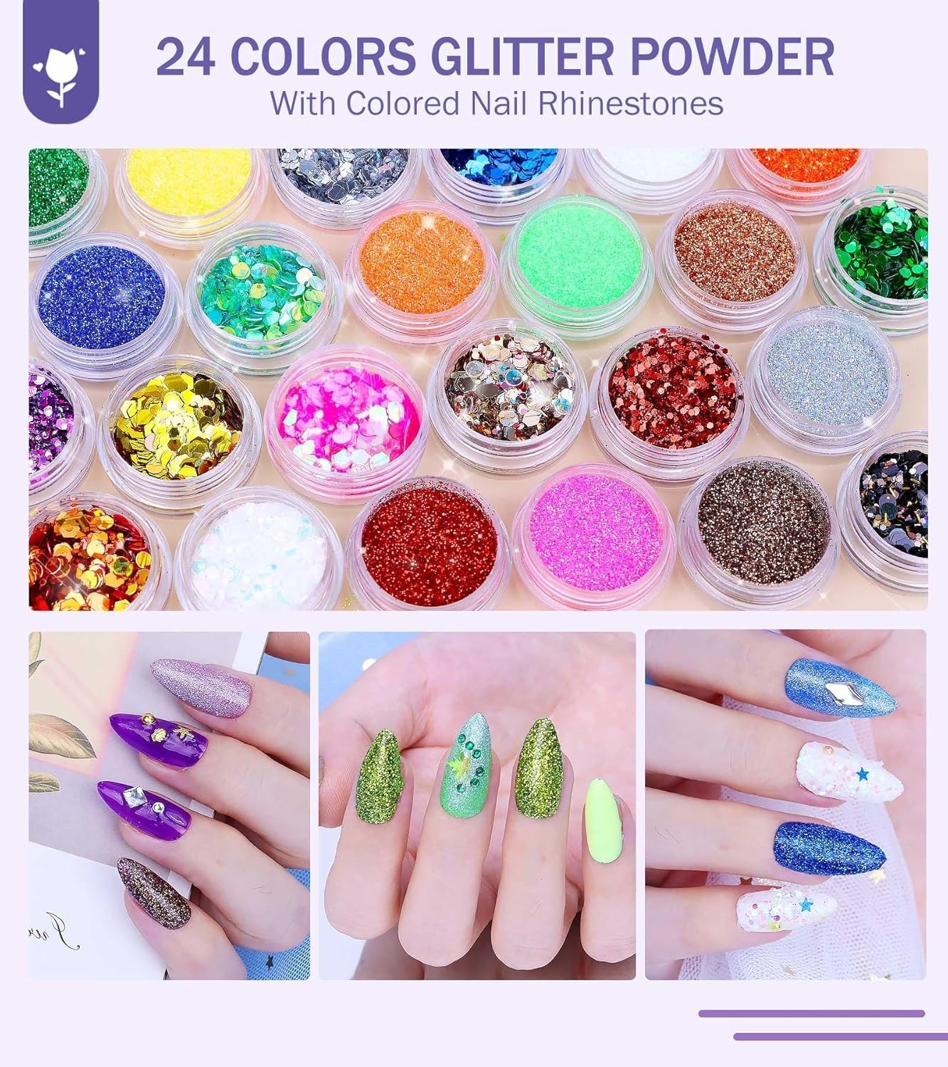 Acrylic Nail Kit with Everything for Beginners, Professional Nail Starter Kit ,