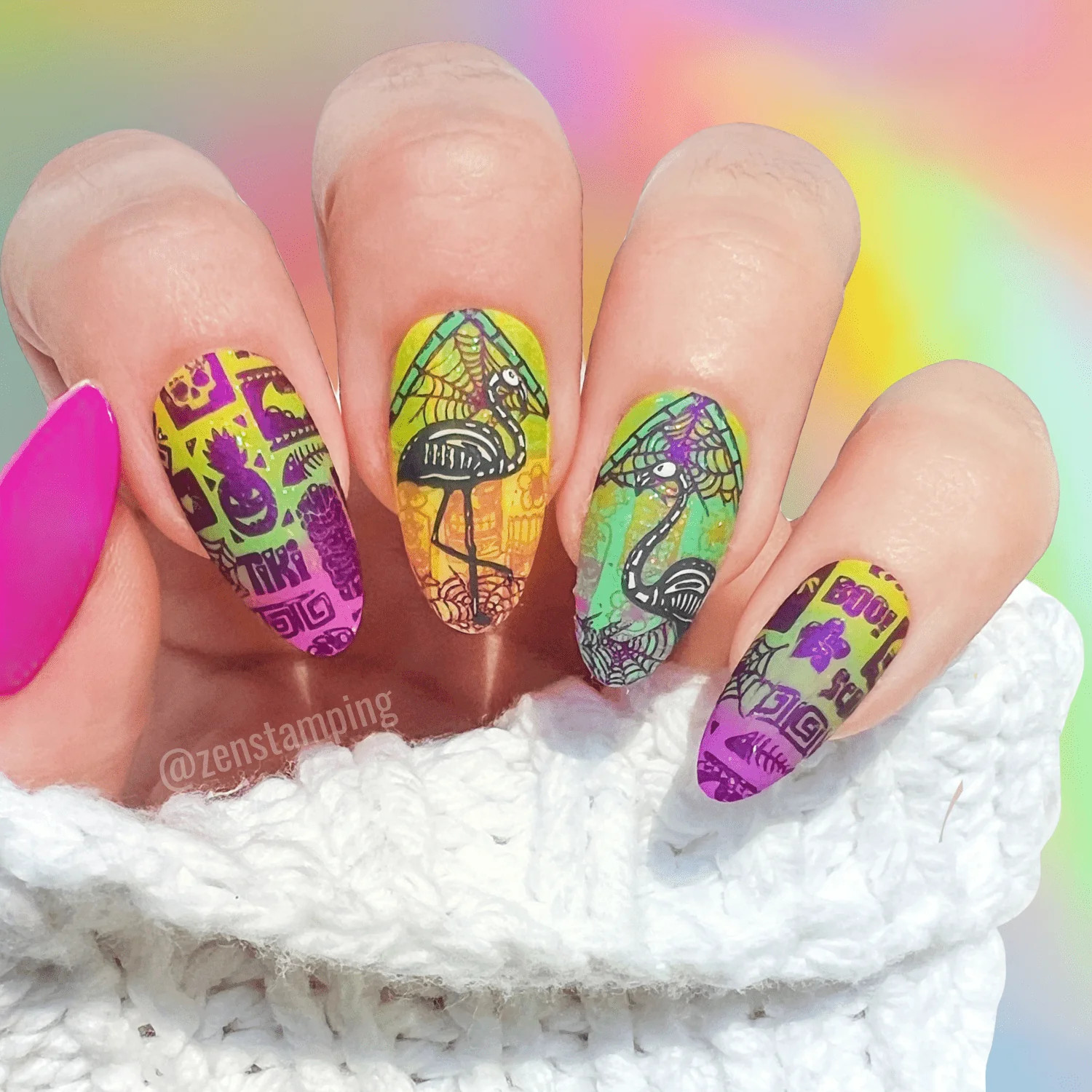 Creepy Tiki: Tiki Terror (MXM112) – Nail Stamping Plate