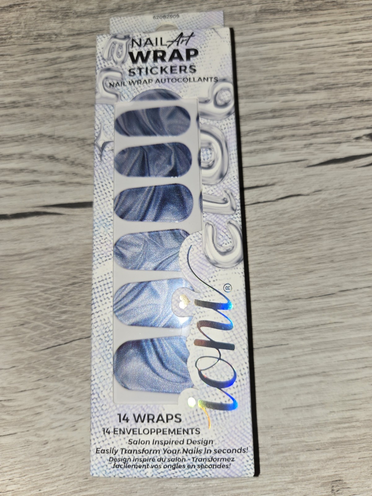 3 PACK – Ioni Nail Art Wrap Stickers 14 Each Nail Polish Strips