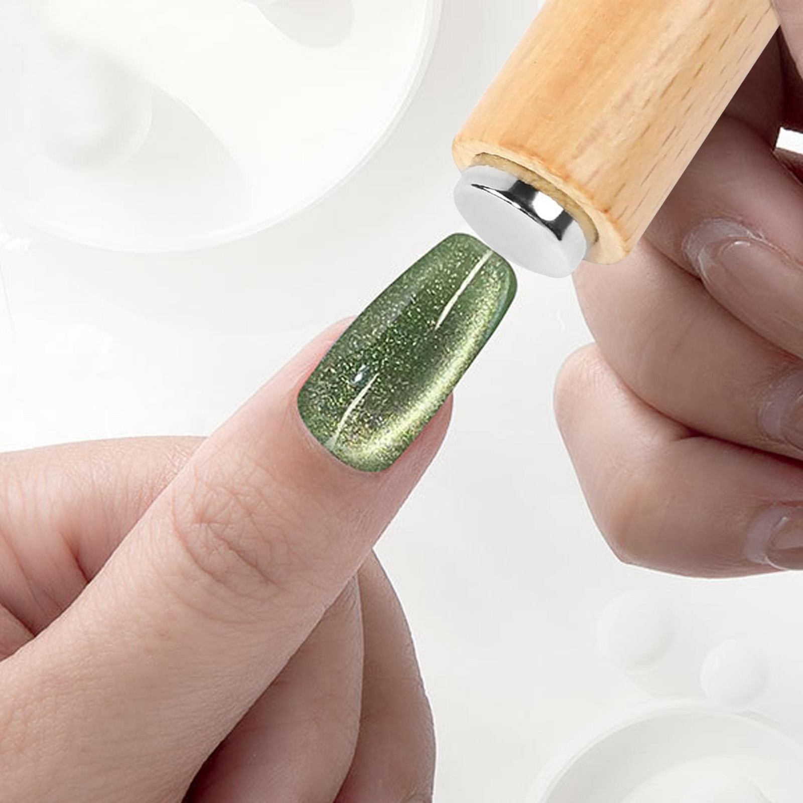 Y-shaped Nail Magnet Stick Wire Tools For Creating Heart & Ingot Shapes On Nails