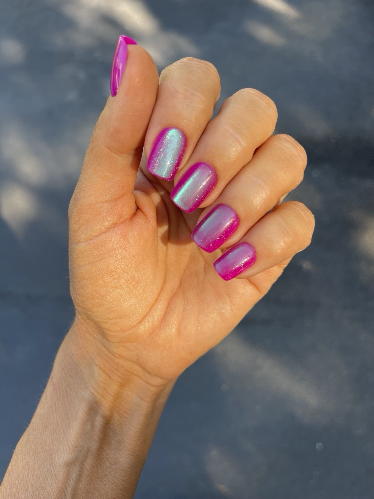 Red Aspen Press On Nails~ Short Squoval Chance NIB Sold Out, Fast Shipping