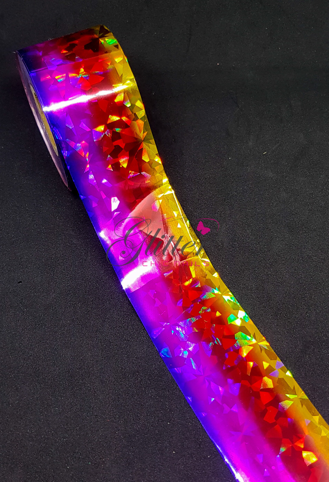 NAIL TRANSFER FOIL – 20 STUNNING COLOURS 1 METRE LONG