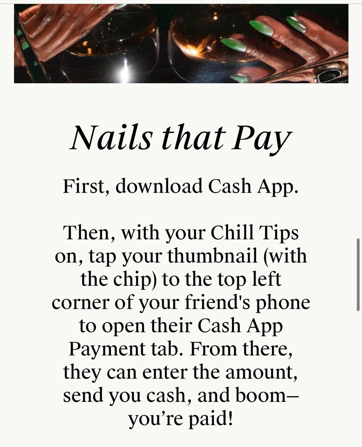 NEW Chillhouse Chill Tips Nail Art Press Ons Cash App Exclusive 24 nails Wand
