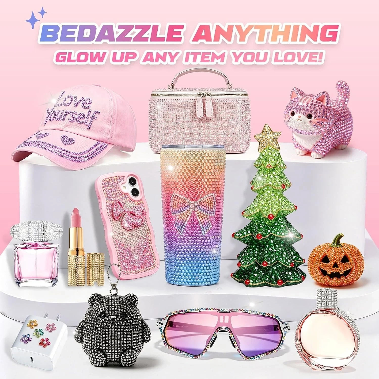 Bedazzling Kit 40 Colors Bedazzler Kit with Rhinestones Resin Jelly 40000 PCS