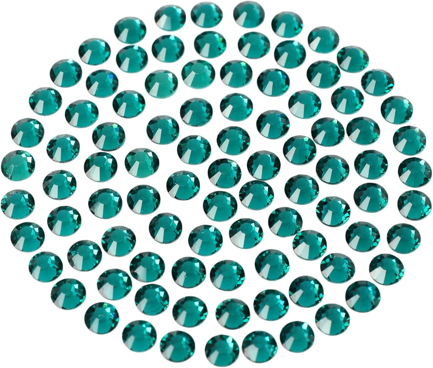 Flatback Glass Crystal Rhinestones Rounds Gems for Bedazzling Nails Art Crafts D