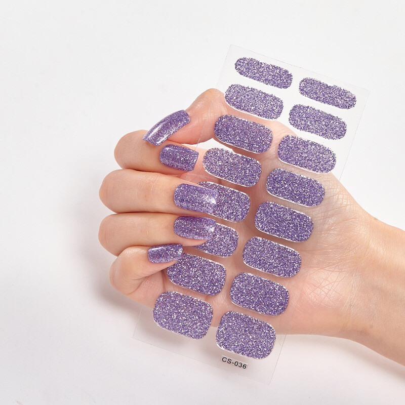 Nail Art Stickers Nail Stickers Scallion Powder Nail Stickers Nail Accessories