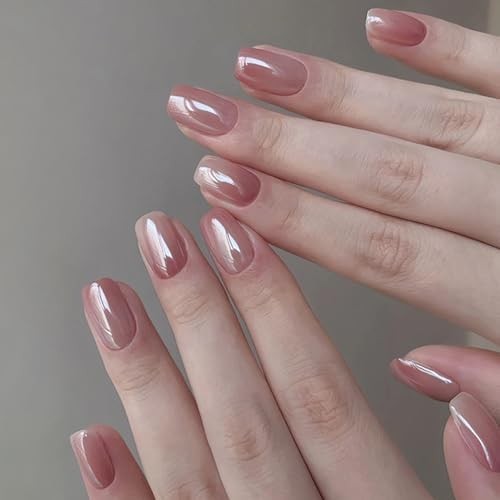 White Pearl Chrome Nail Powder for Gel Nails Clear Glazed Donut Mirror Effect Hi