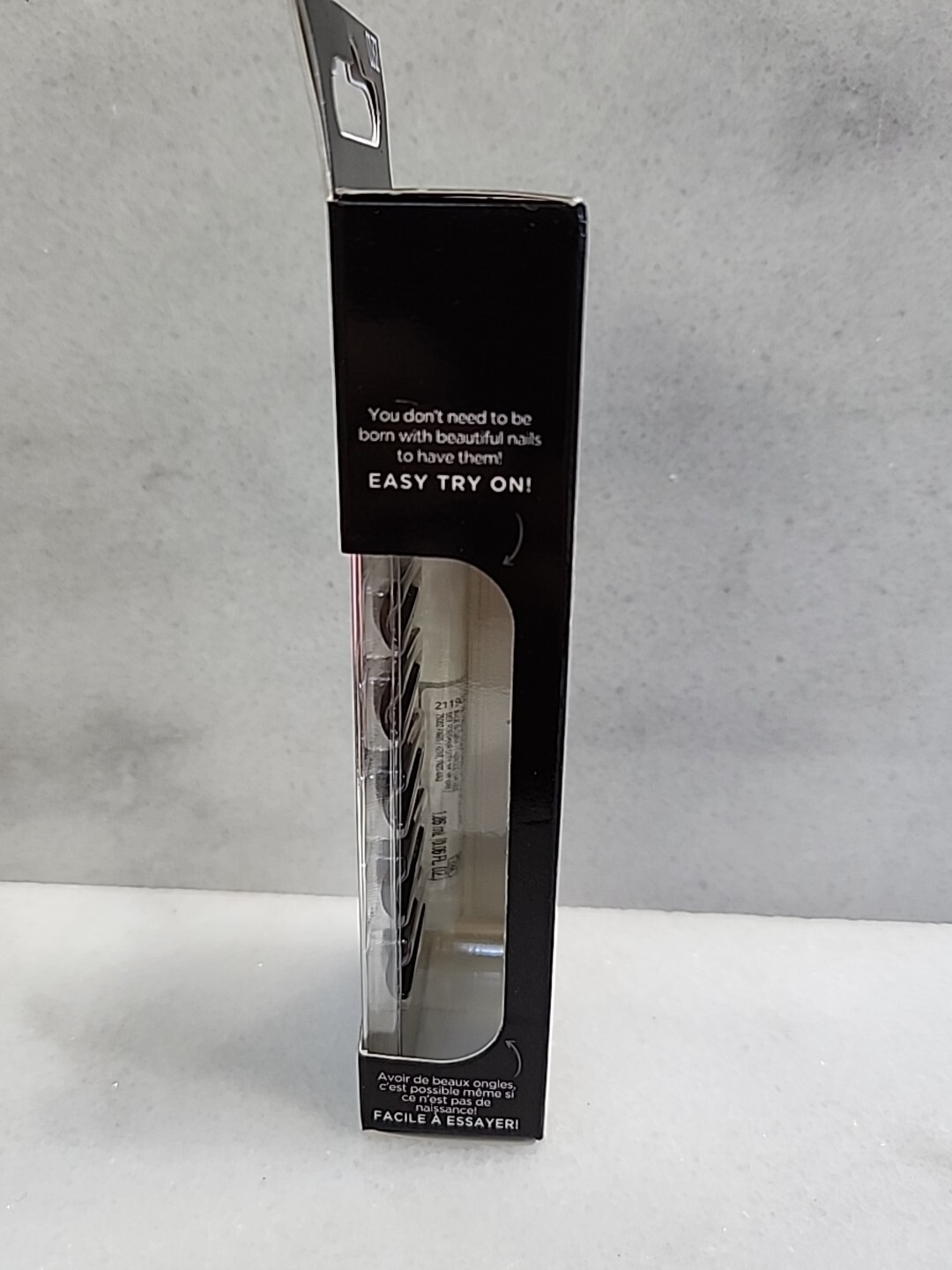1 Sally Hansen Salon Effects Perfect Manicure 24 Coffin Nails CO321 Onyx-pected