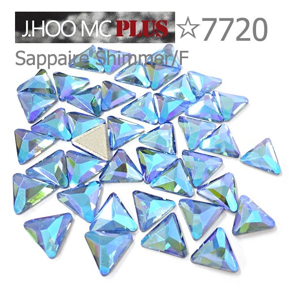 J.HOO Crystal 7720 Cosmic Flat Back Rhinestones 7.5mm Nail Art (10pcs)