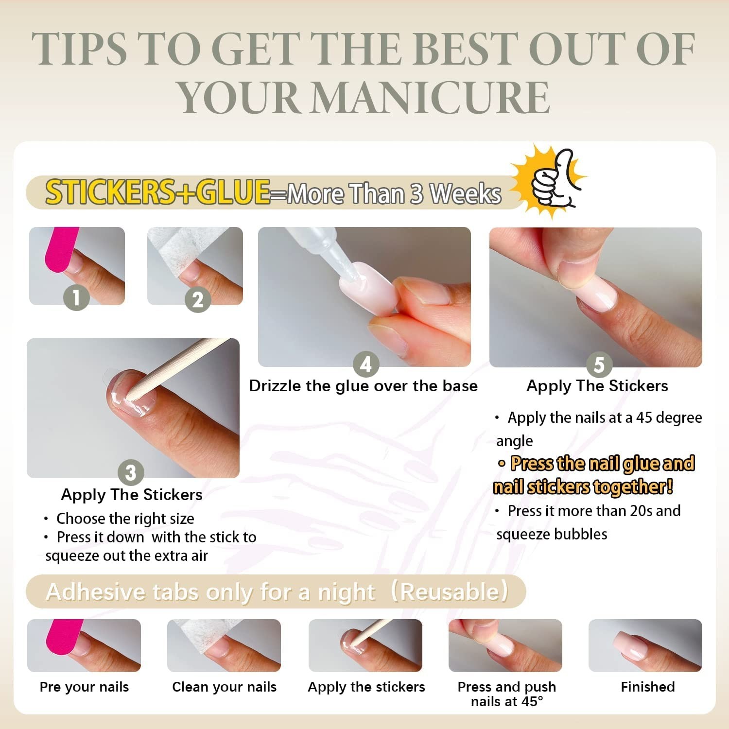 48pcs Hot Pink Almond Press On Nails – Reusable Medium Length Gel Beauties
