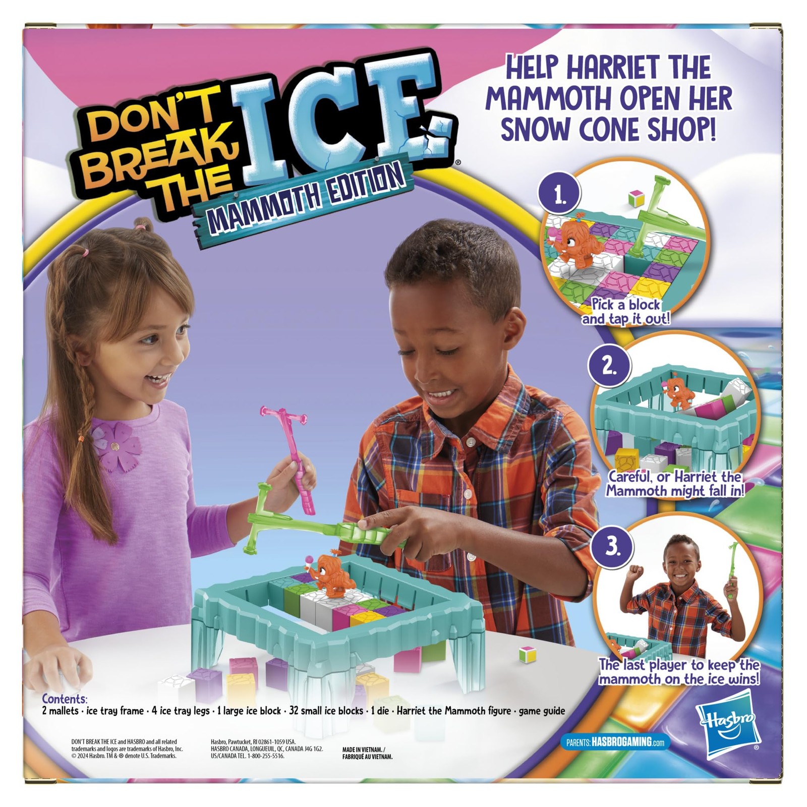 Hasbro Gaming Don’t Break The Ice 53.3 cm x 54.6 x 0.1 cm, Not Applicable