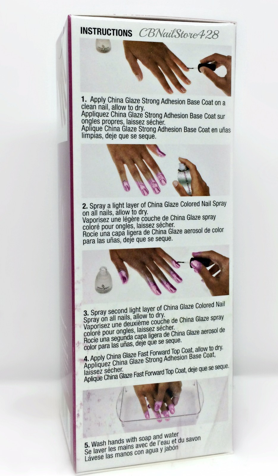 China Glaze Nail Lacquer – COLOURED NAIL SPRAY 1.4oz/40g – Choose Any Color