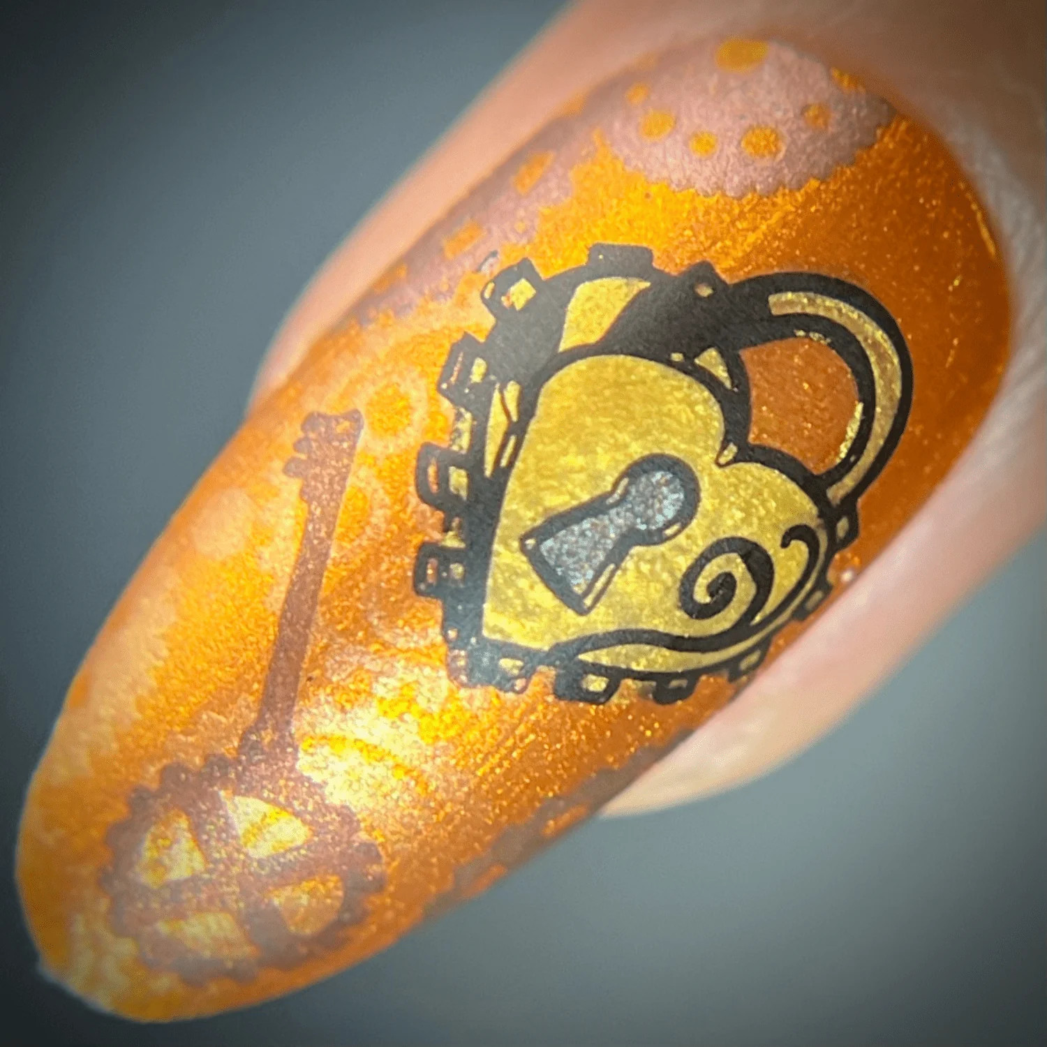 Steampunk: Gear & Grit (MXM109) – Nail Stamping Plate