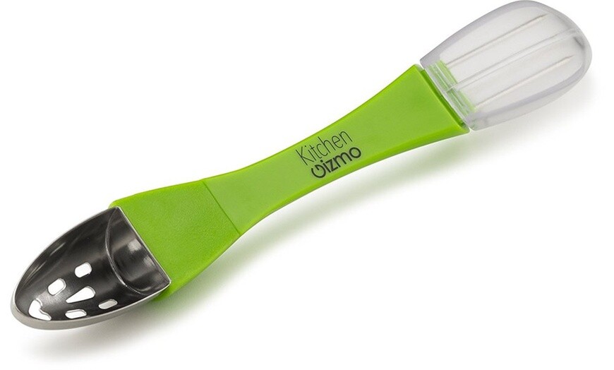 Kitchen Gizmo, 2 In 1 Condiment Tool – Stainless Steel Pickle Picker And Olives