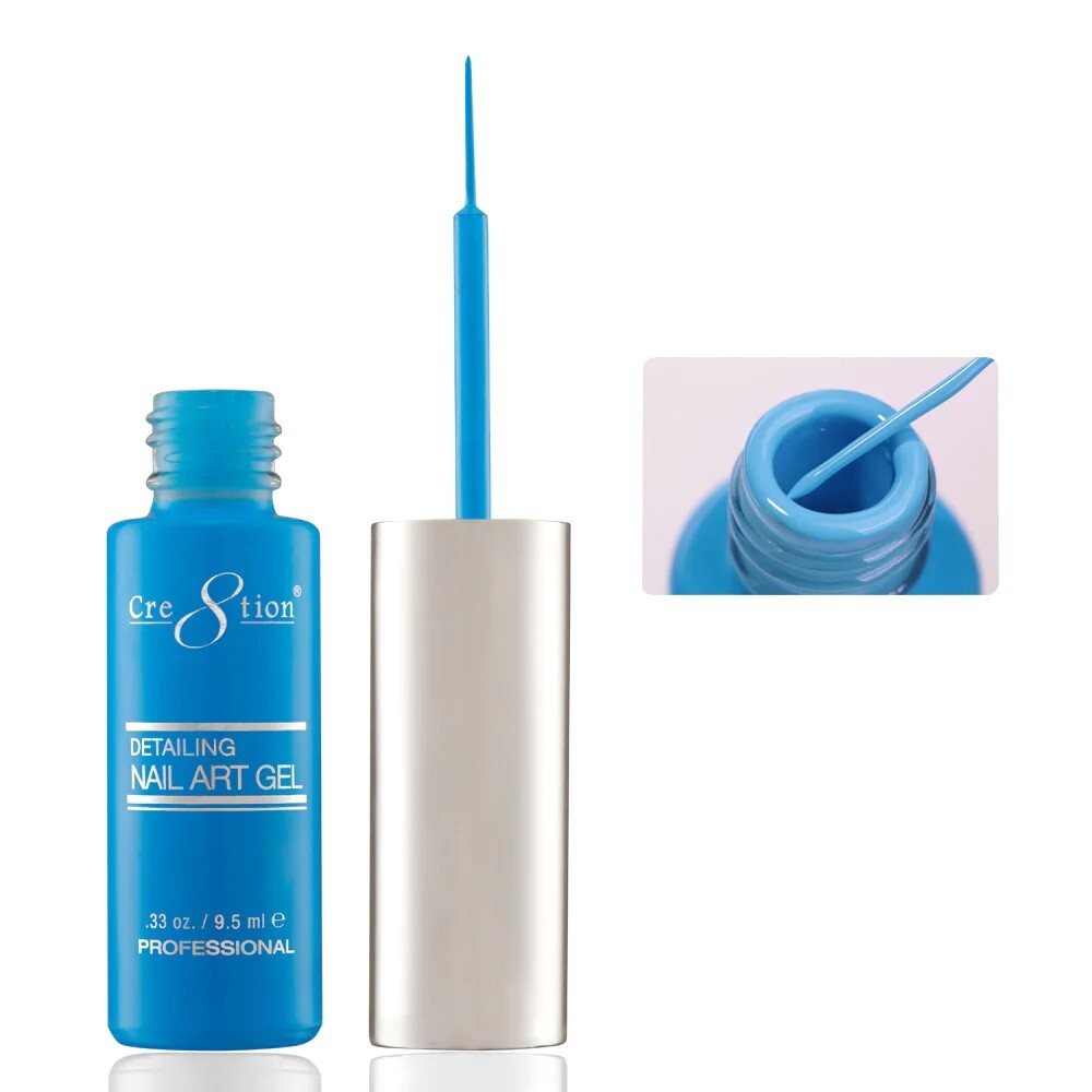 Cre8tion Detailing Nail Art Gel .33 Oz – #07 Blue