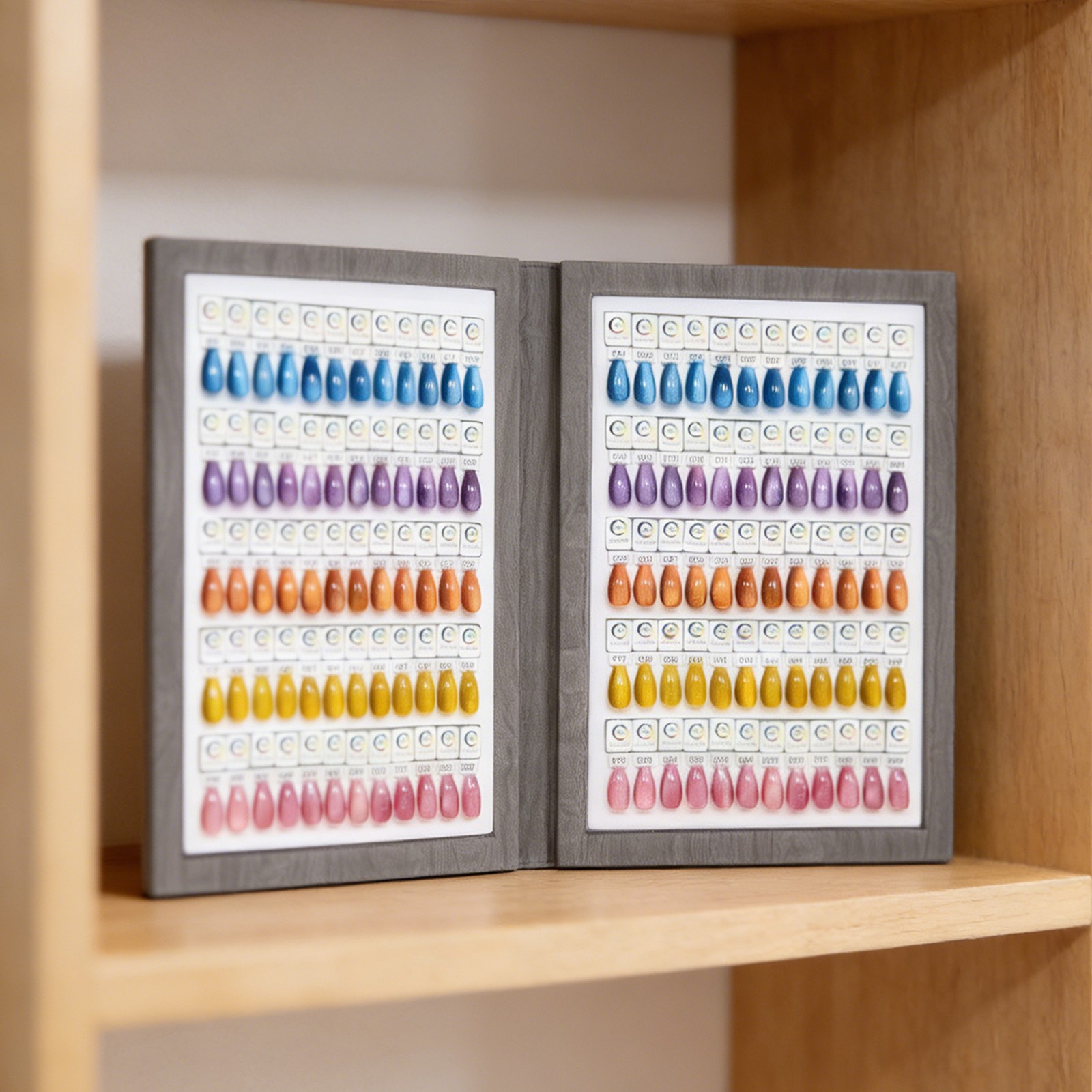 Magnetic Nail Swatches Book For Nail Technicians And DIY Users Easy To Use