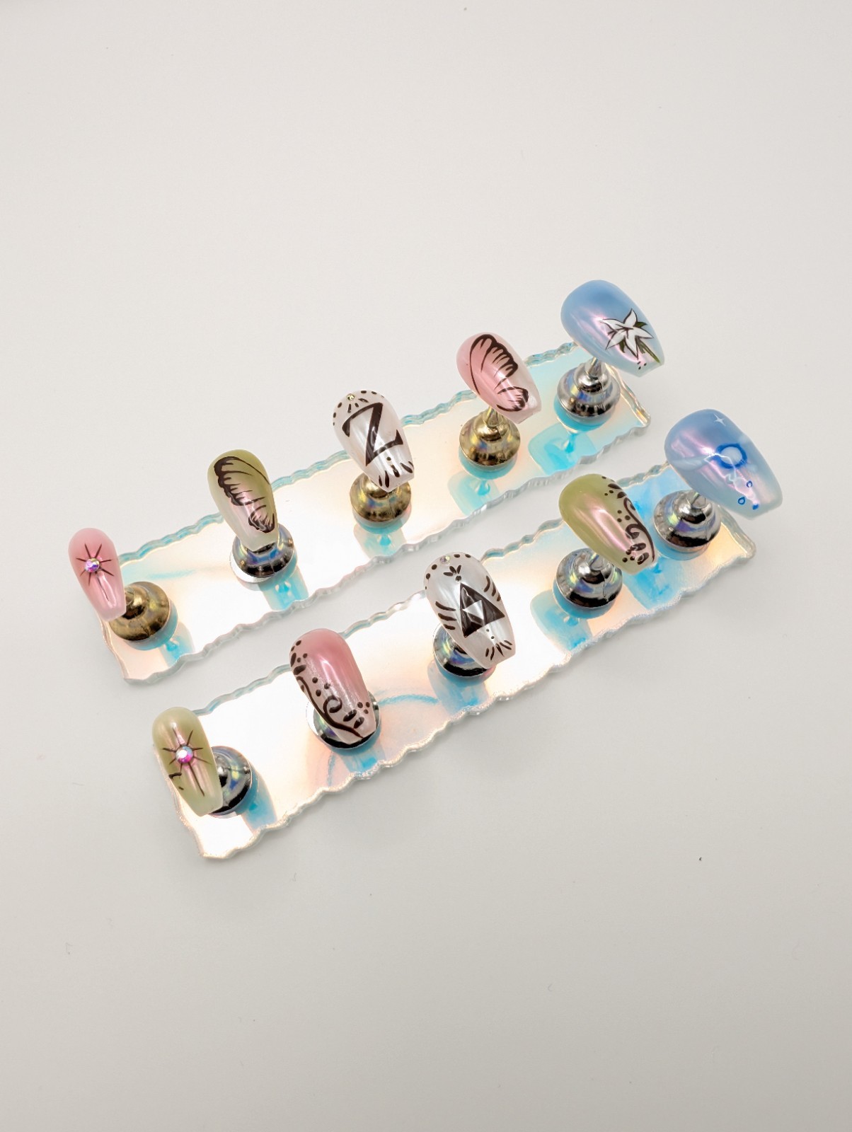 Handcrafted Legend Of Zelda Short Coffin Press-On Nails Handmade