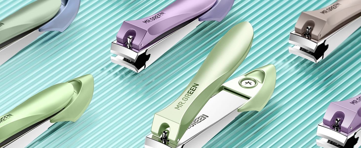 Nail Clippers with Nail File,Anti Splash Nail Clipper Set for