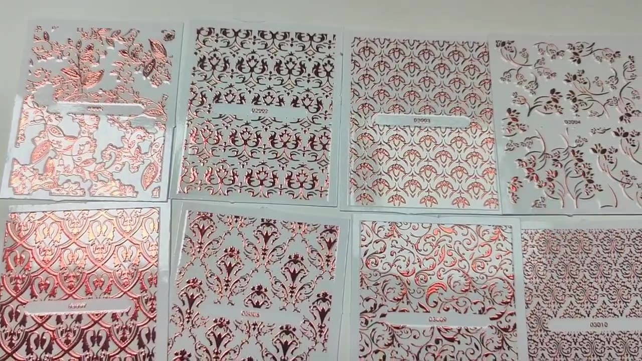 30Pcs Set Nail Art Sticker Decal Flower Lace Slider Manicure