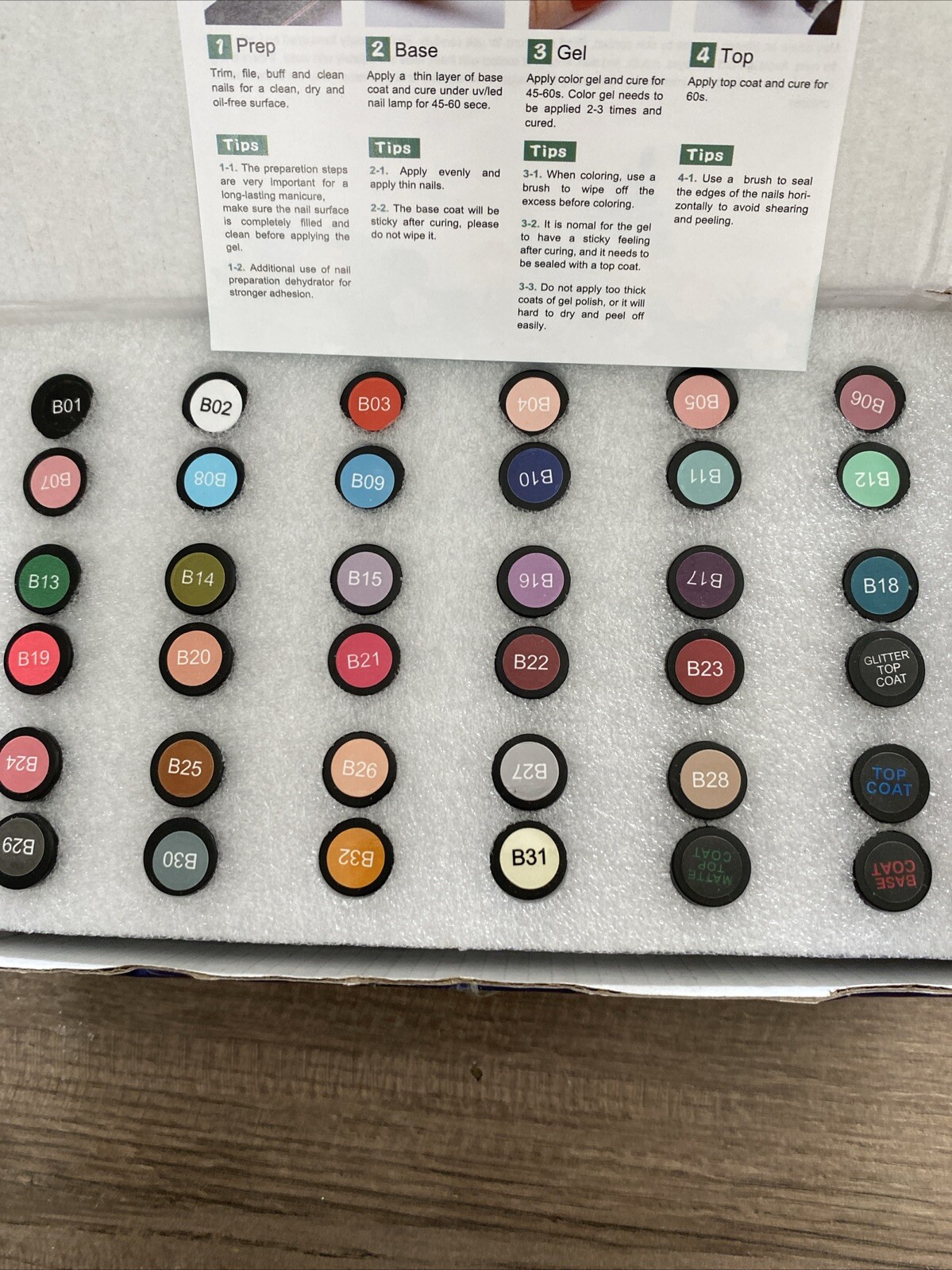JODSONE Gel Nail Polish Set 35 Pieces With 32 Colors Gel Polish Kit For Women/5