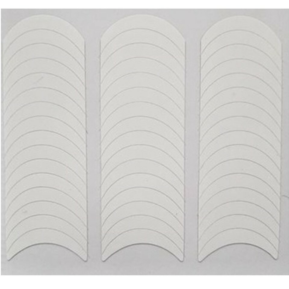 240 pcs New French Manicure Nail Art Tips Form Guide Sticker Polish DIY Stencil
