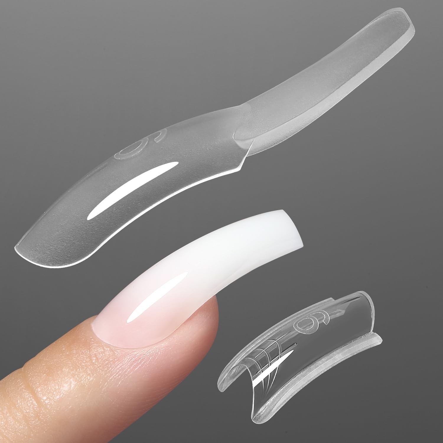 Dual Nail Forms for Builder Gel – 240Pcs, 15 Sizes, Poly Gel Nail Mold for Home