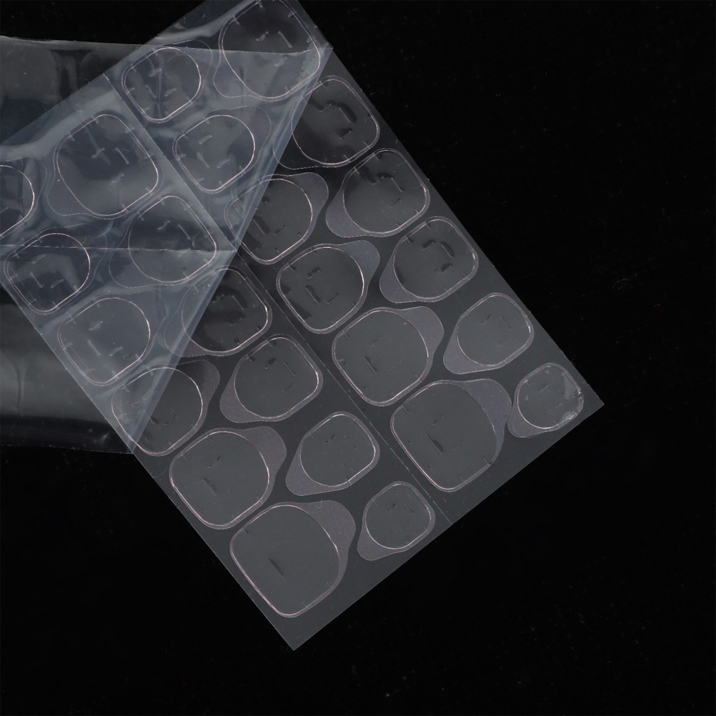 50 Sheets Adhesive Nail Tabs Press Stickers Toenail for Women
