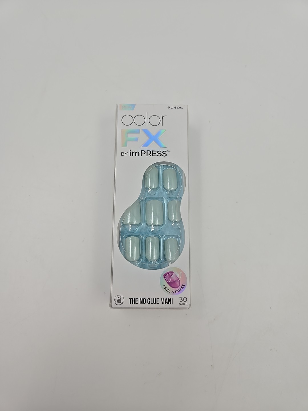 Kiss Color FX by imPRESS Short 30 Fake Nails AFTER HOURS No Glue Needed Manicure