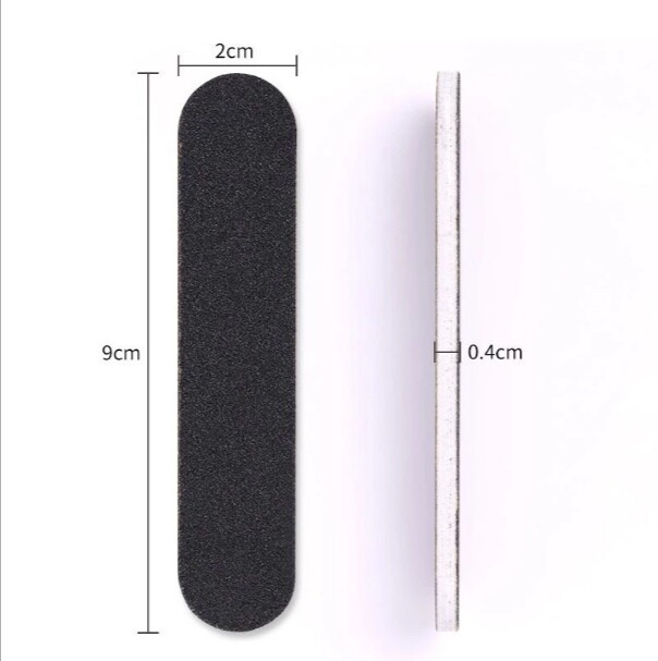 Double Sided black Sandpaper nail file Manicure /Pedicure nail care 240 /180
