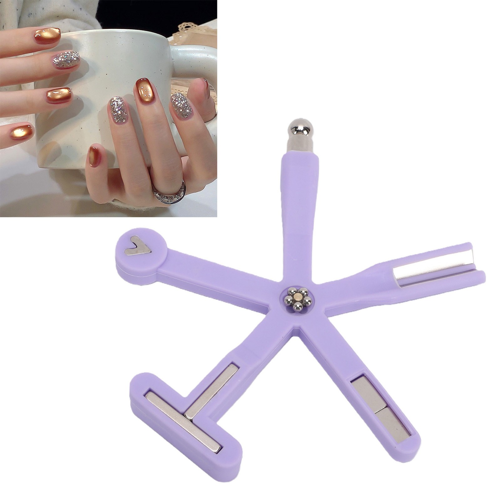 8 In 1 Nail Magnet Powerful Multi-angle Tool For Nail Art Premium