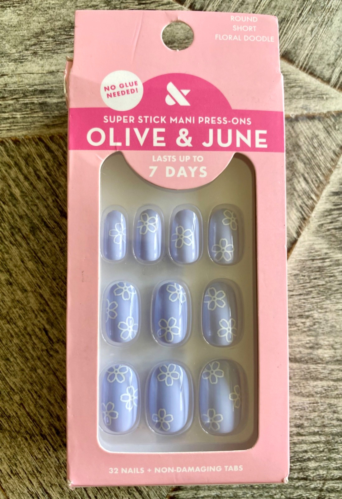 NEW! Olive & June Press-On Nails Lot of Four Pastels French Tip FREE SHIPPING!!