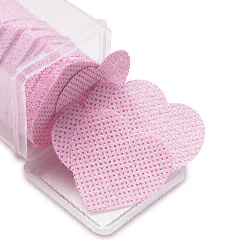 200pcs/box Lint Free Nail Wipes Cotton Pads Nail Polish Remover Cleaning Wipes