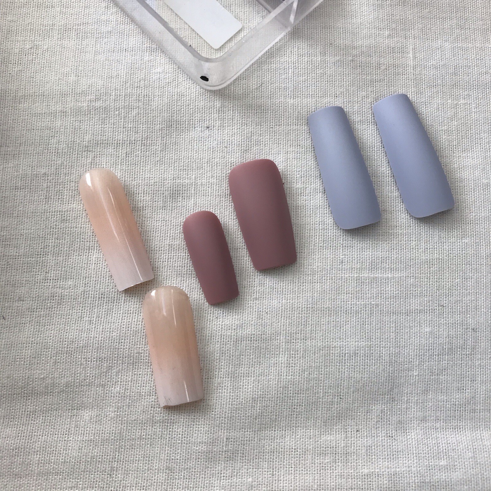 Lot Clear And Solid Color PRE DESIGNED NAIL TIPS Square Gel X False Acrylic