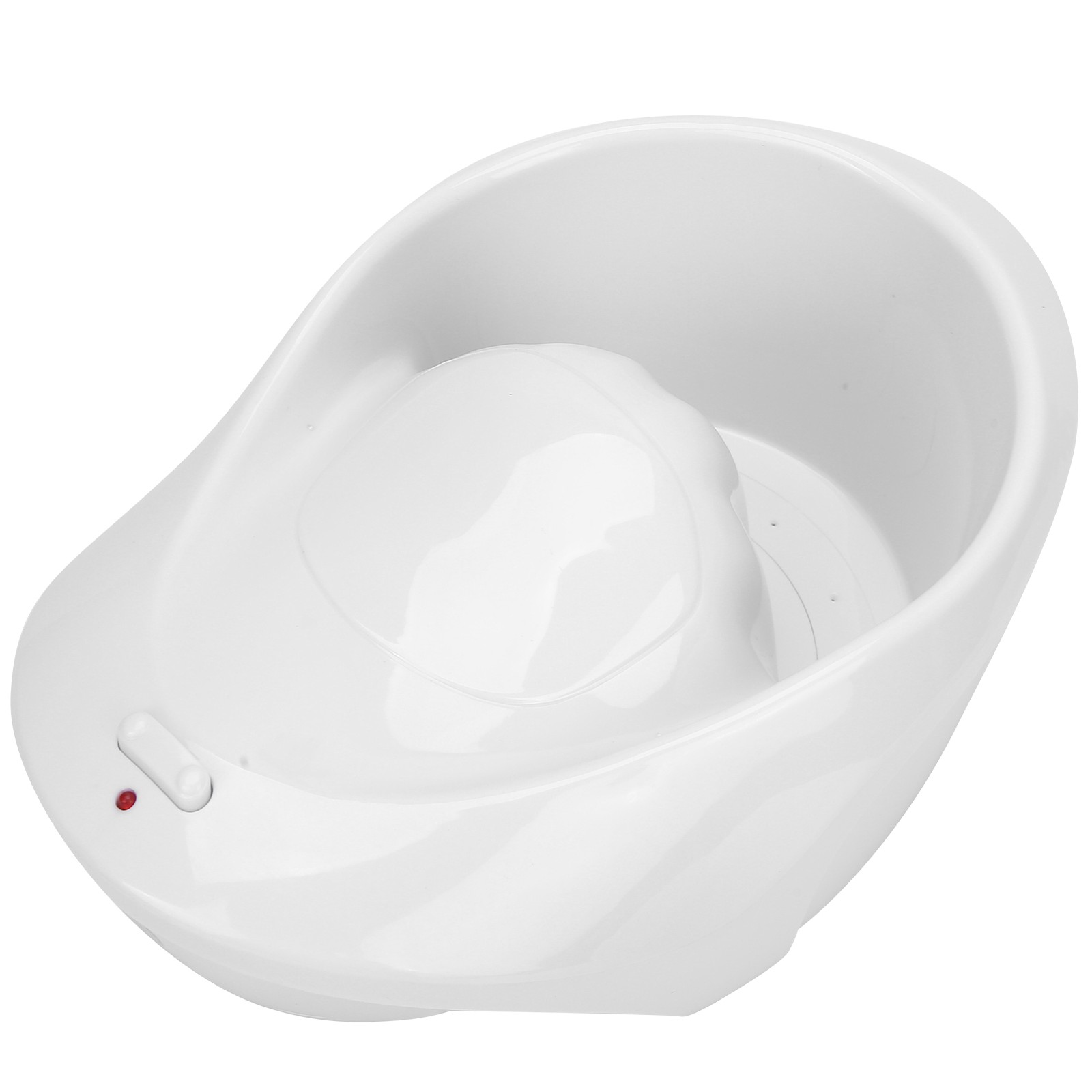 Electric Nail Soaking Bowl Bubble Vibration Hand Spa Massage Machine Manicure US