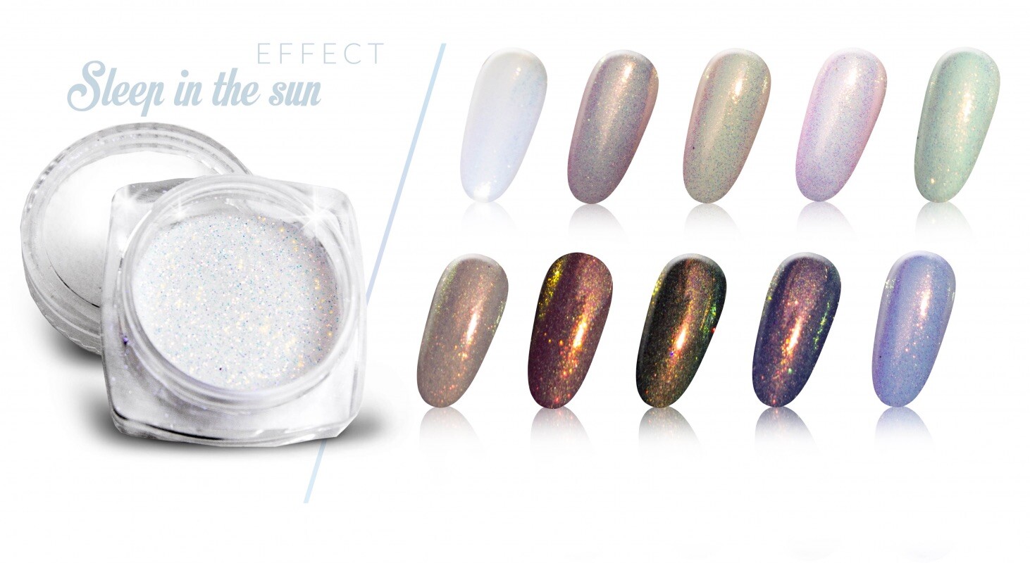 MERMAID EFFECT Pigment for NAIL ART Aurora Unicorn POWDER DUST Glitter Mirror 5g