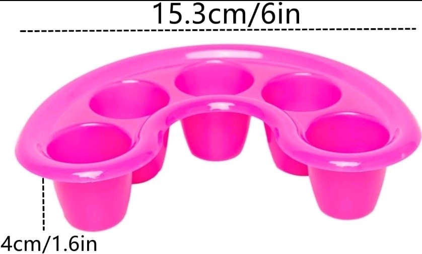 2 Pcs Nail Soaking Hand Bowl Manicure Soak Off Finger Bowl Separate Nail Gel Re