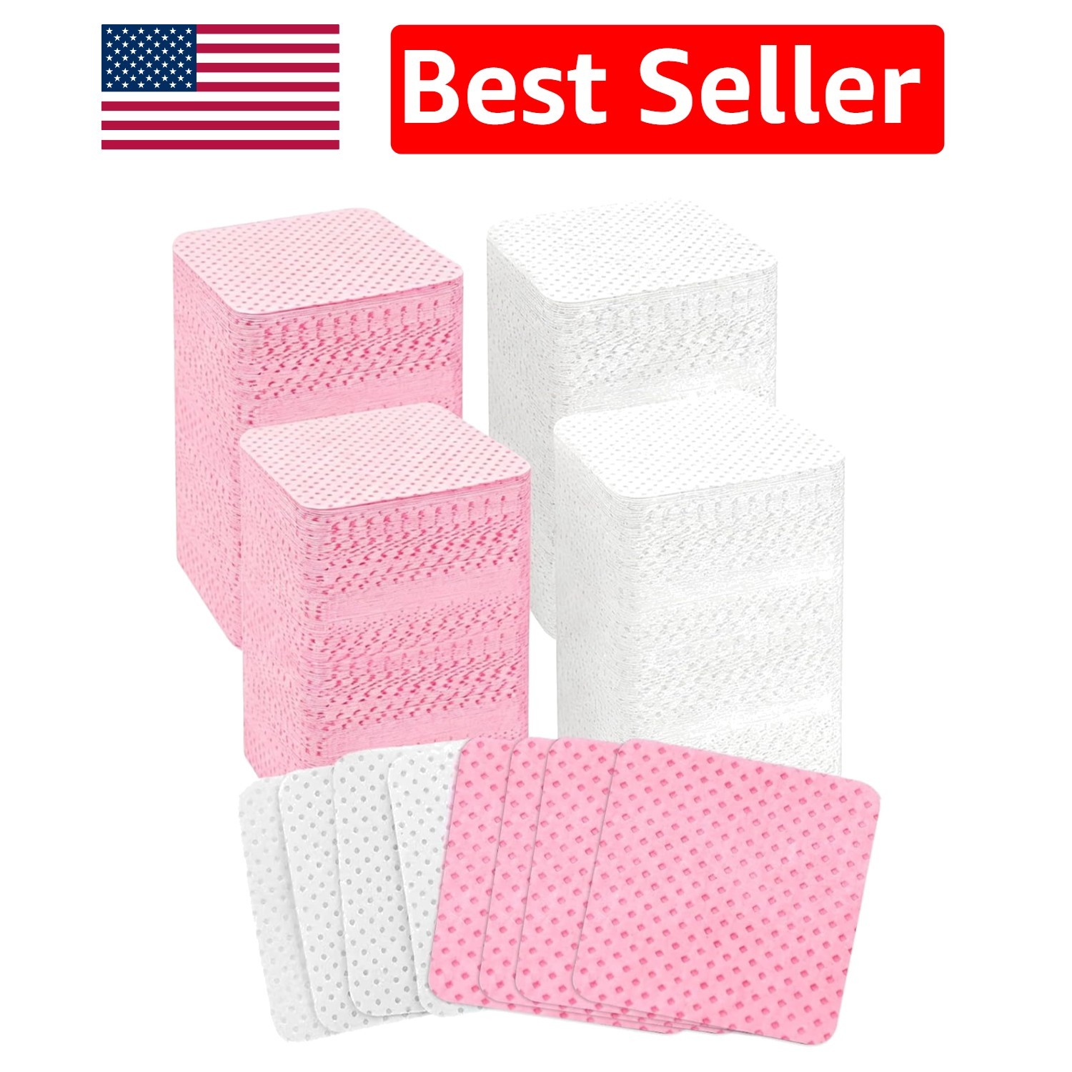 Thick, Durable Nail Wipes – 720 Lint-Free Non-Woven Pads for Professionals