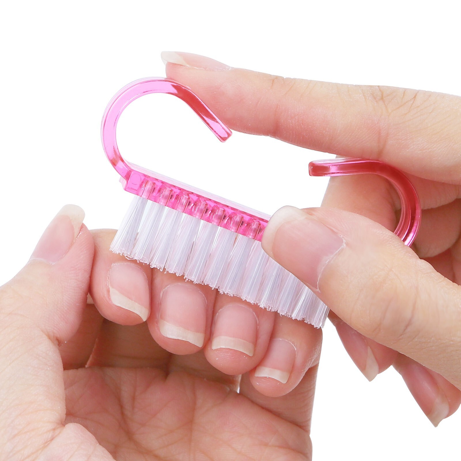 Pack of 10Pcs Random Nail Art Dust Clean Cleaning Brush Manicure Pedicure Tool