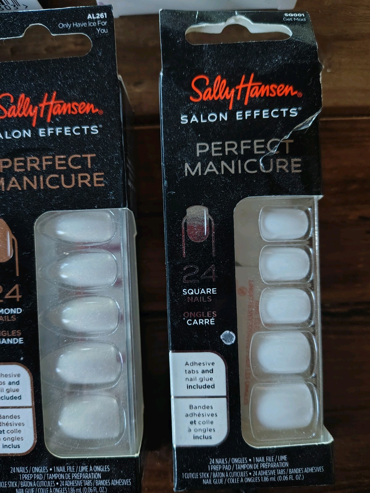Sally Hansen Salon Effects Press On Nails Nail Strips Perfect Manicure 7 Pack