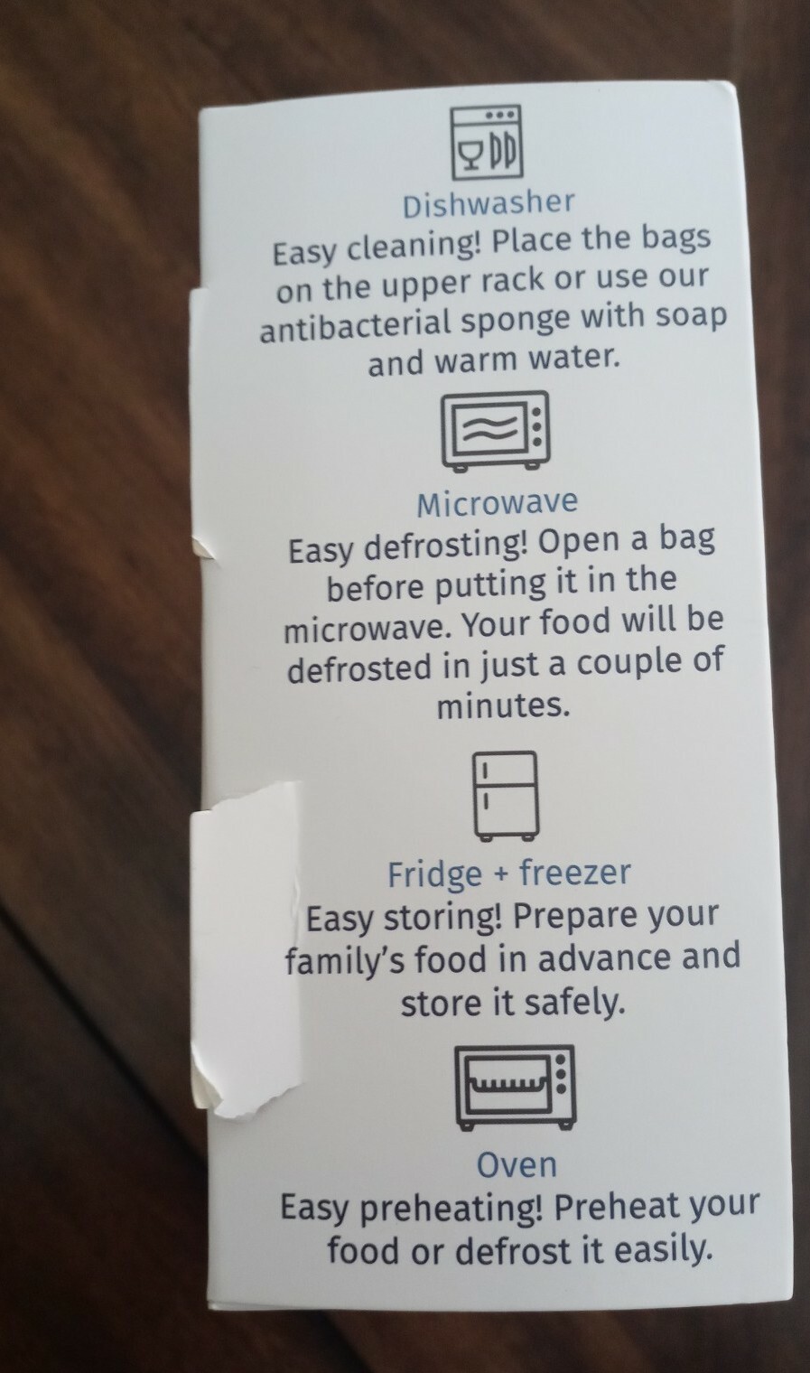 QUIRASANO Silicone Food Storage Bags with Sponge and Marker.New