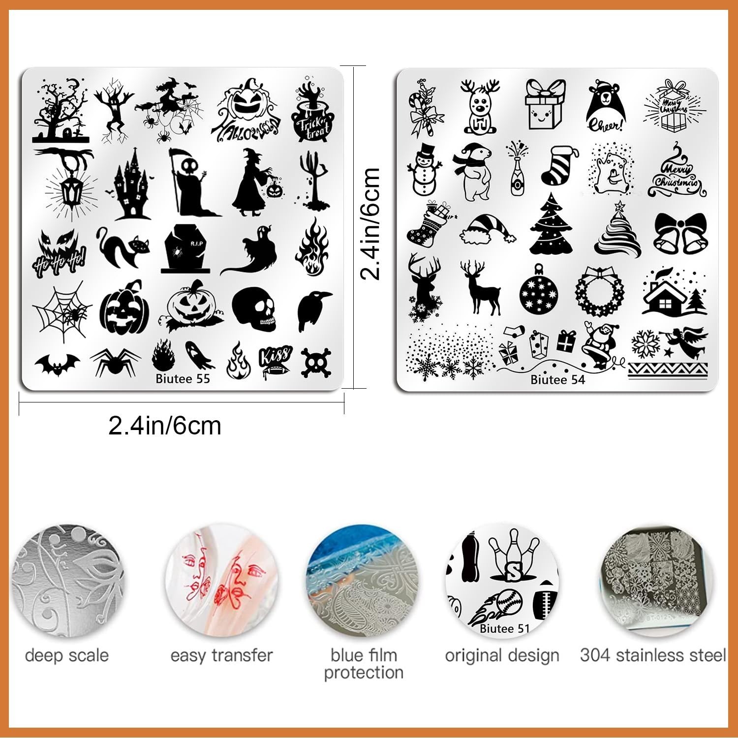 “Nail Stamping Plates Set 15 pcs Nail Art Stamper Scraper Storage 15 Piece Set “