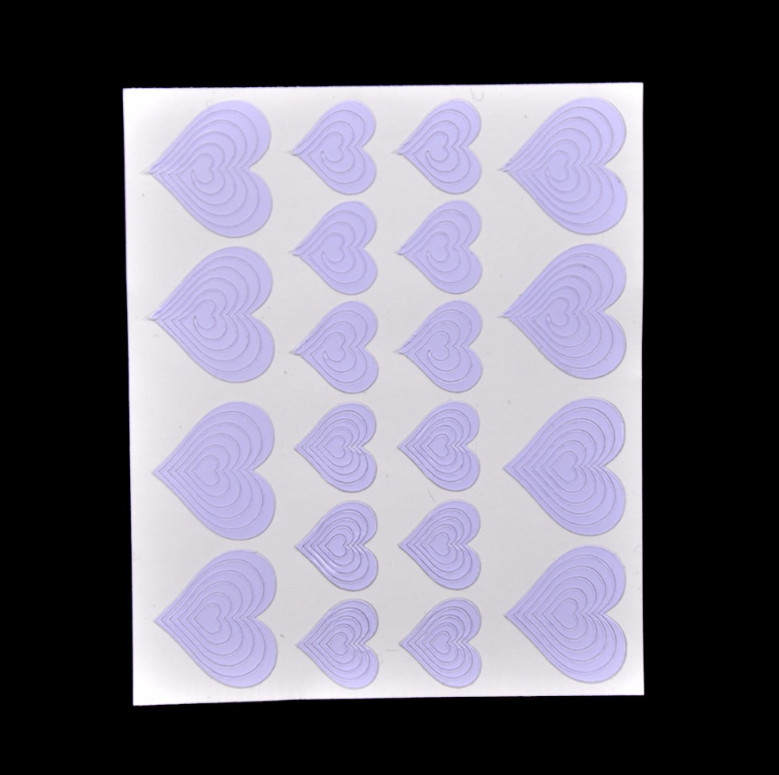 12pcs Nail Art Guide Tips Hollow Stencils Sticker French Manicure Template NH21