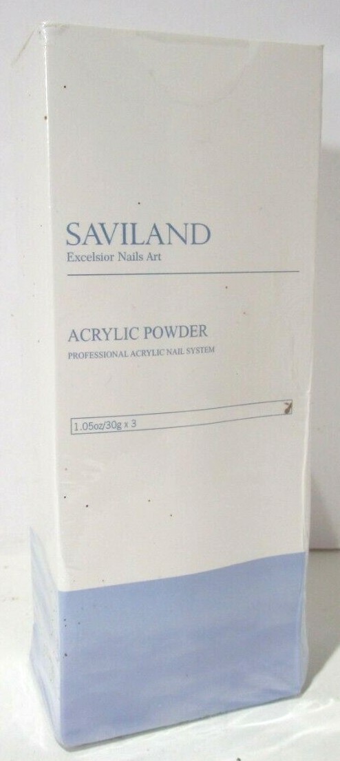 Saviland Excelsior Nails Art Non Toxicity Acrylic Powder Set, New/Sealed