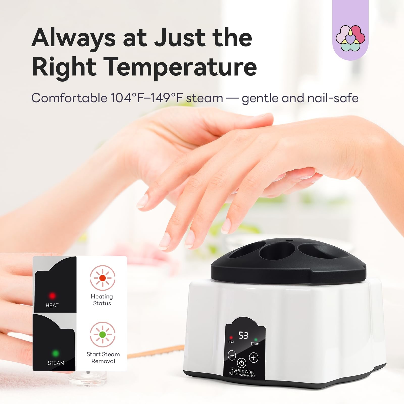 SAVILAND Nail Soaking Bowl: Bowl & Acetone Polish Black